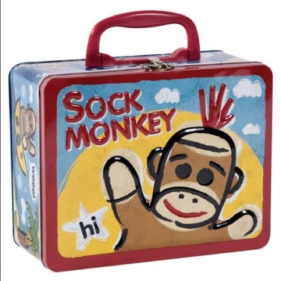 sock monkey in a box